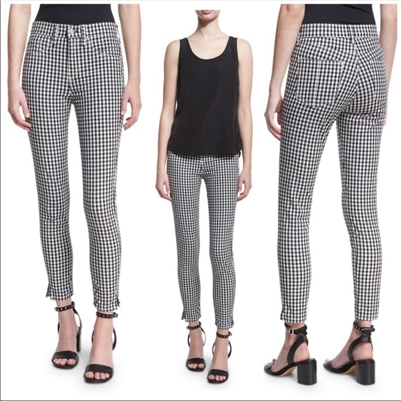 rag and bone gingham pants